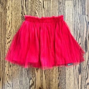 Matilda Jane Heart to Heart Smell The Roses Red Tulle Skirt Girl’s Size 10 NWOT